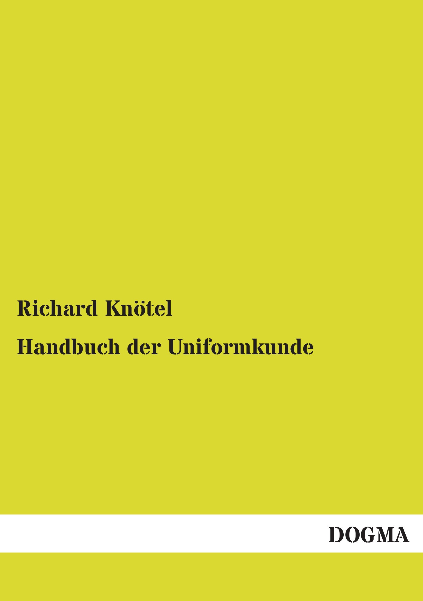 Vorderes Coverbild Handbuch der Uniformkunde
