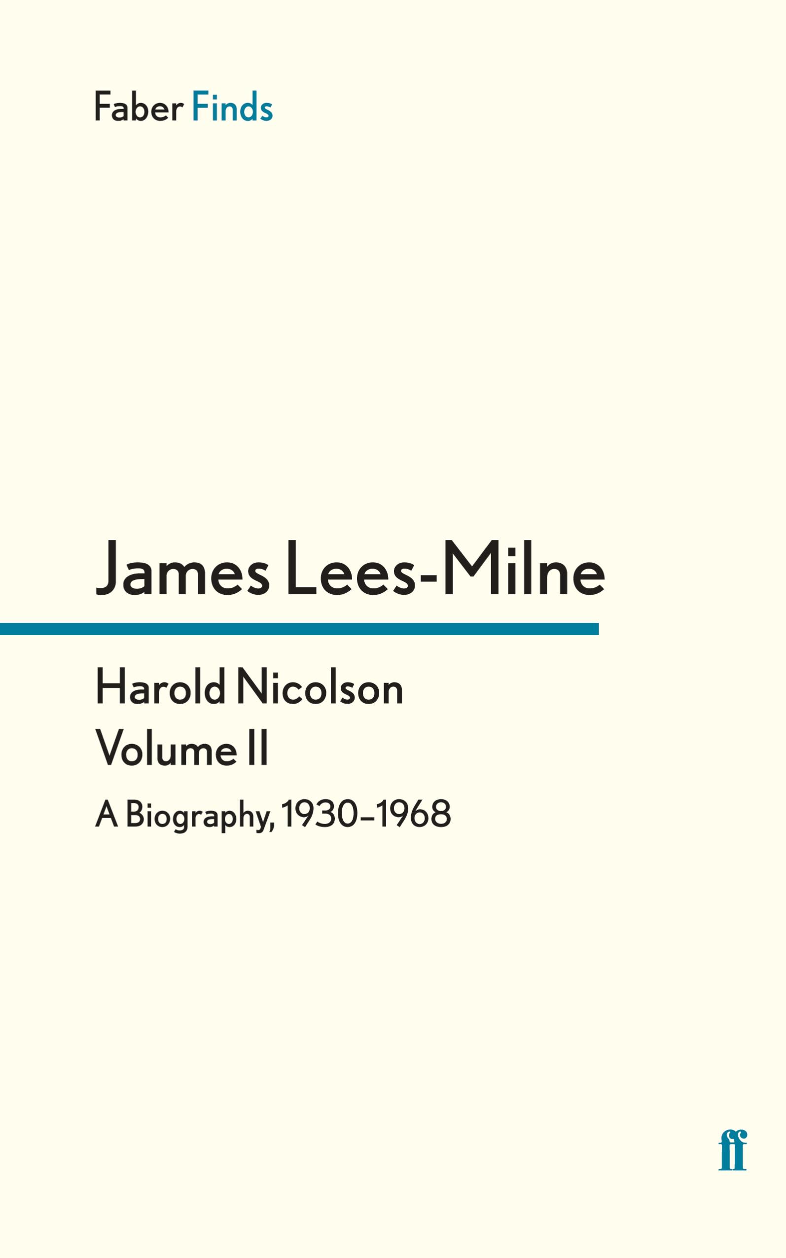 Vorderes Coverbild Harold Nicolson: Volume II