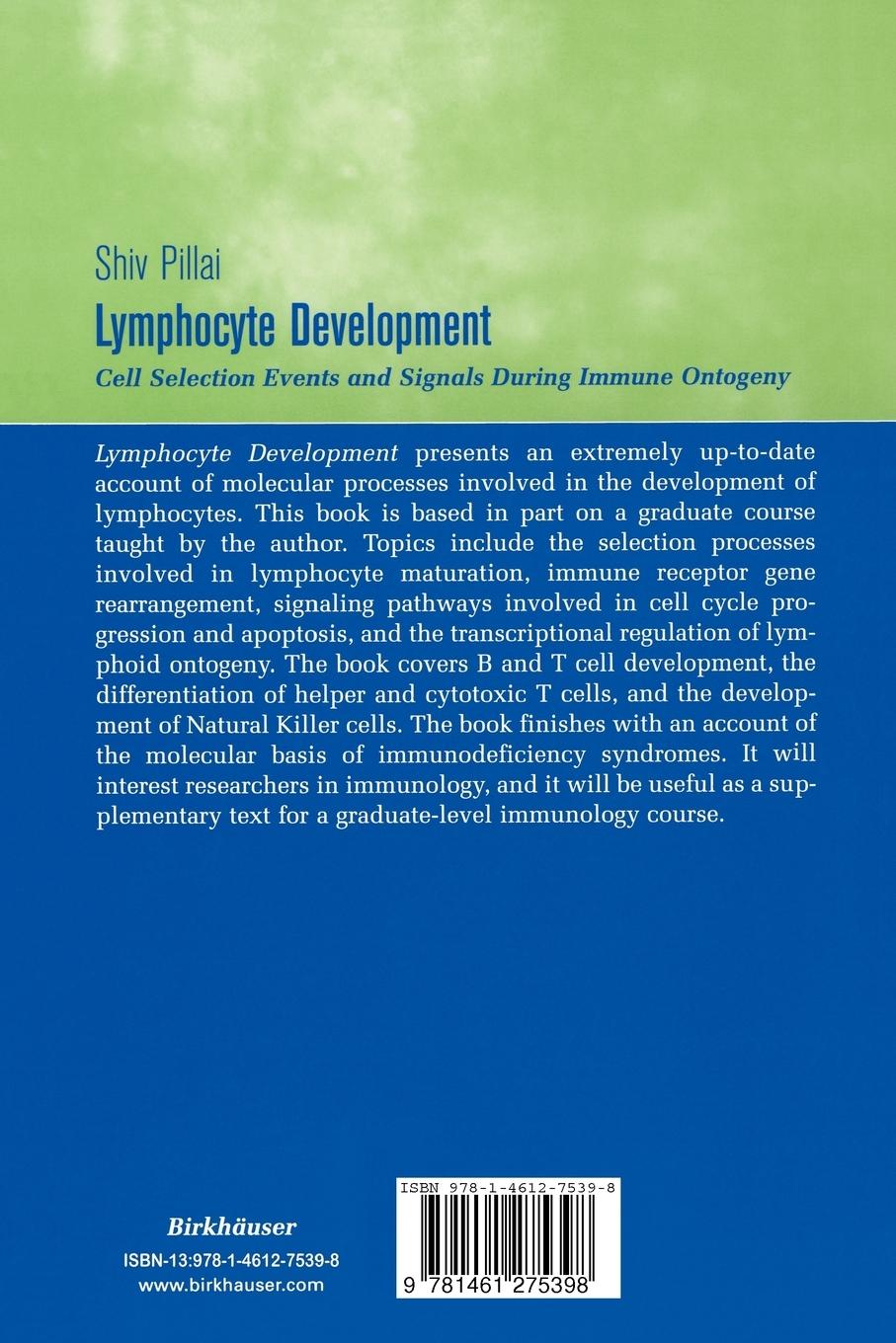 Rückseitencover Lymphocyte Development