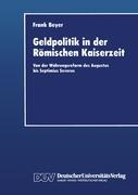 Vorderes Coverbild Geldpolitik in der Römischen Kaiserzeit