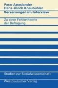 Vorderes Coverbild Verzerrungen im Interview