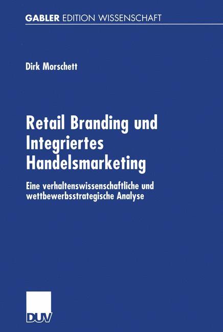 Vorderes Coverbild Retail Branding und Integriertes Handelsmarketing