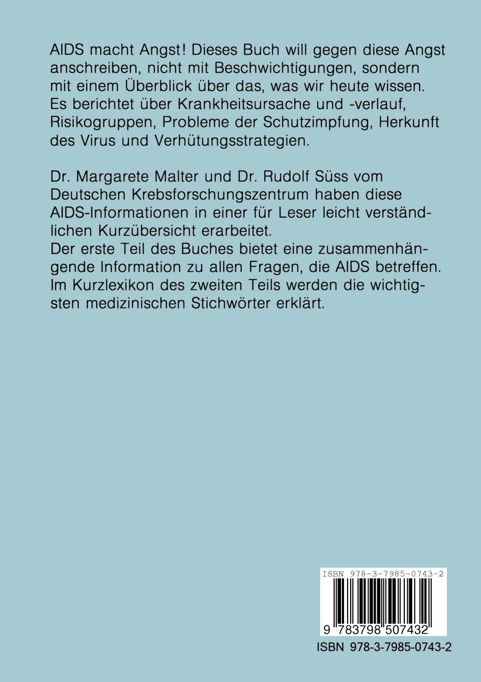 Rückseitencover AIDS-Kurzlexikon