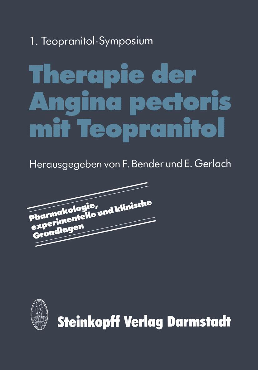 Vorderes Coverbild Therapie der Angina pectoris mit Teopranitol