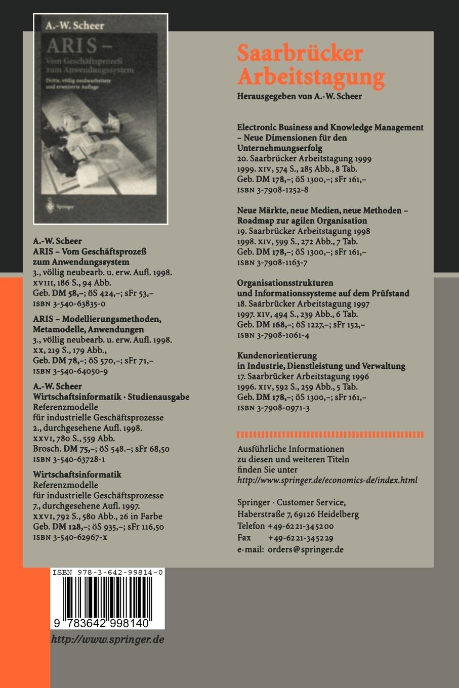 Rückseitencover E-Business - Wer geht? Wer bleibt? Wer kommt?