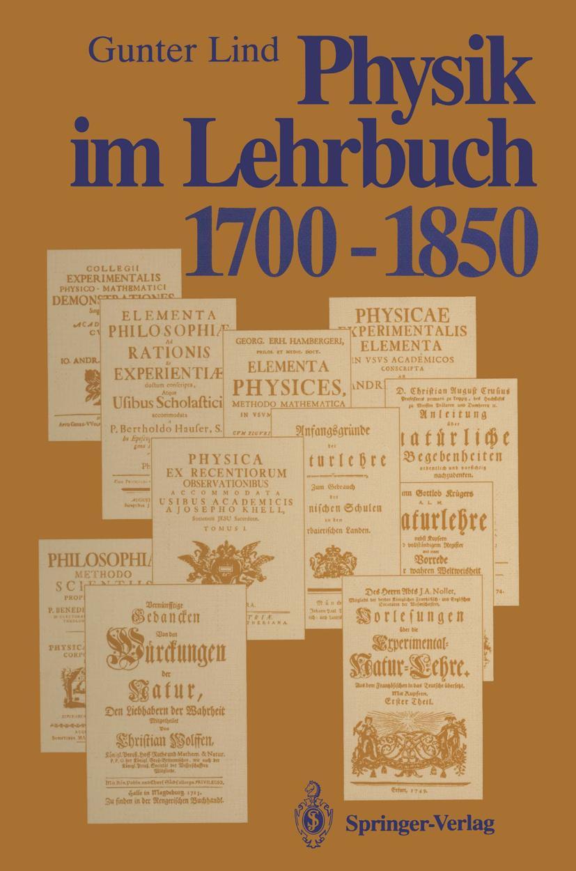 Vorderes Coverbild Physik im Lehrbuch 1700-1850