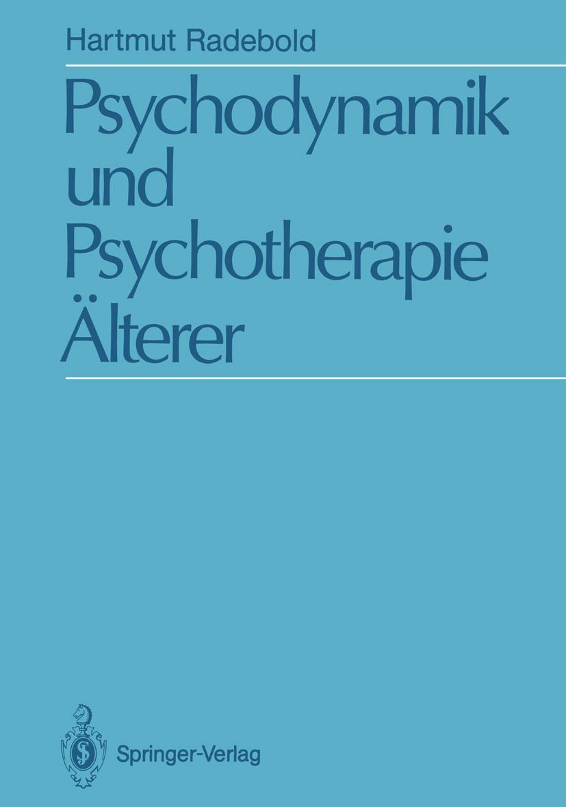 Vorderes Coverbild Psychodynamik und Psychotherapie Älterer