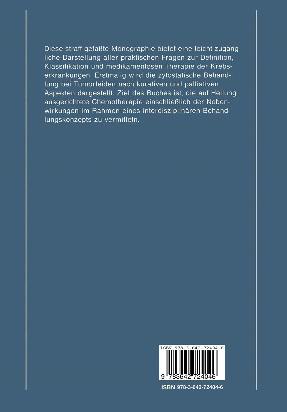 Rückseitencover Medikamentöse Krebsbehandlung