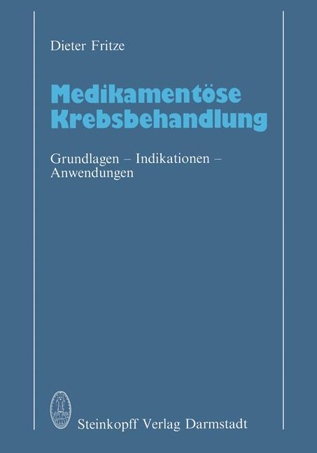 Vorderes Coverbild Medikamentöse Krebsbehandlung