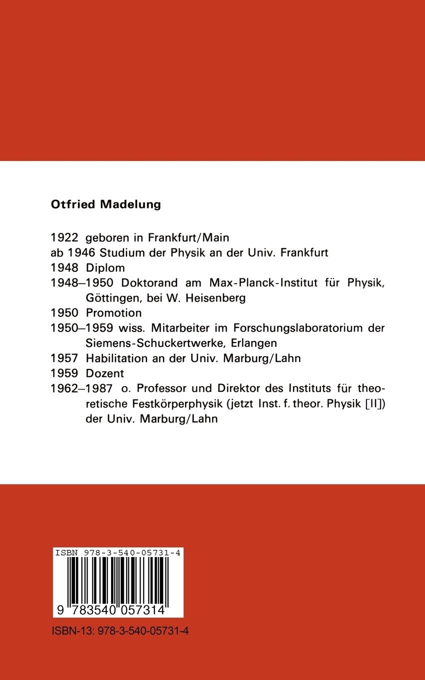 Rückseitencover Festkörpertheorie I
