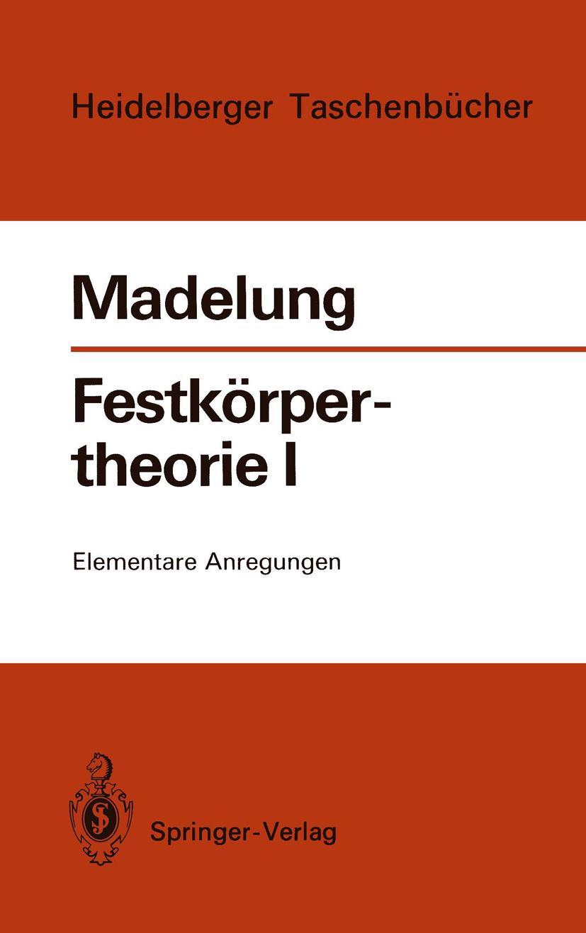 Vorderes Coverbild Festkörpertheorie I