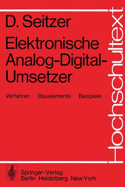 Vorderes Coverbild Elektronische Analog-Digital-Umsetzer