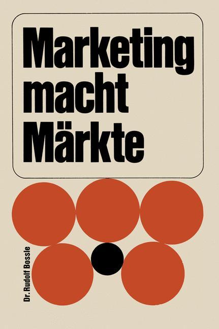 Vorderes Coverbild Marketing macht Märkte