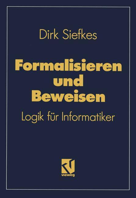 Vorderes Coverbild Formalisieren und Beweisen