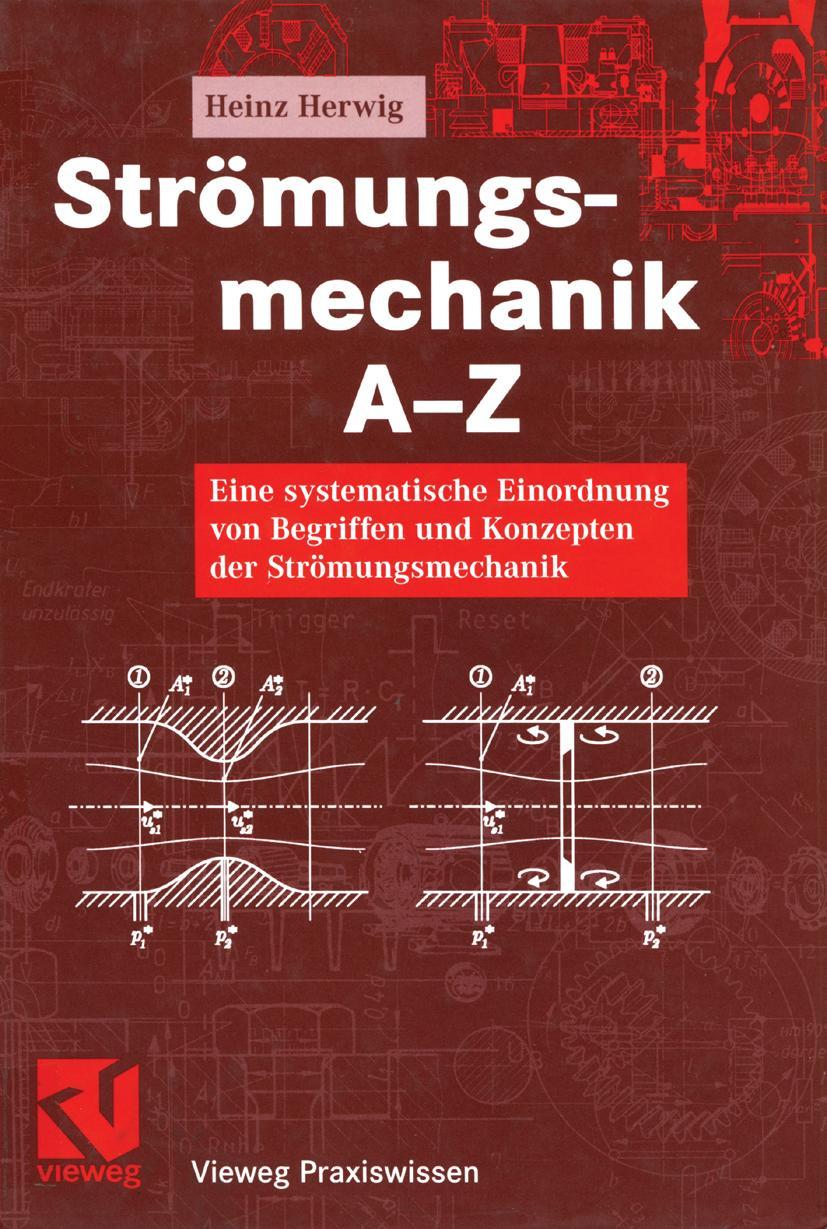 Vorderes Coverbild Strömungsmechanik A-Z