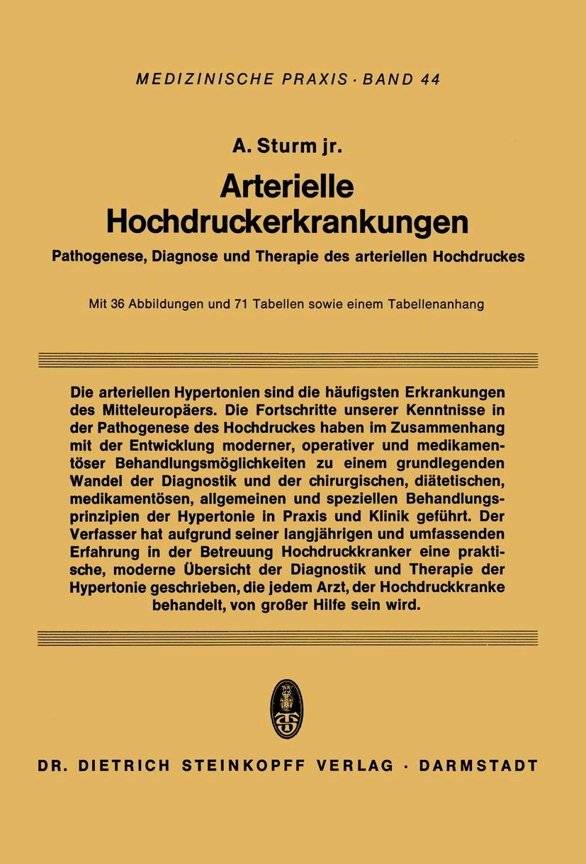 Vorderes Coverbild Arterielle Hochdruckerkrankungen