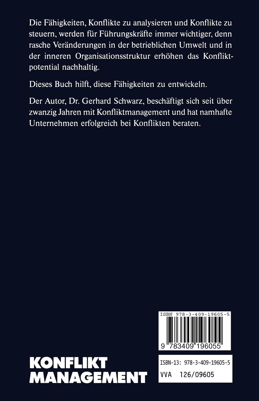 Rückseitencover Konfliktmanagement