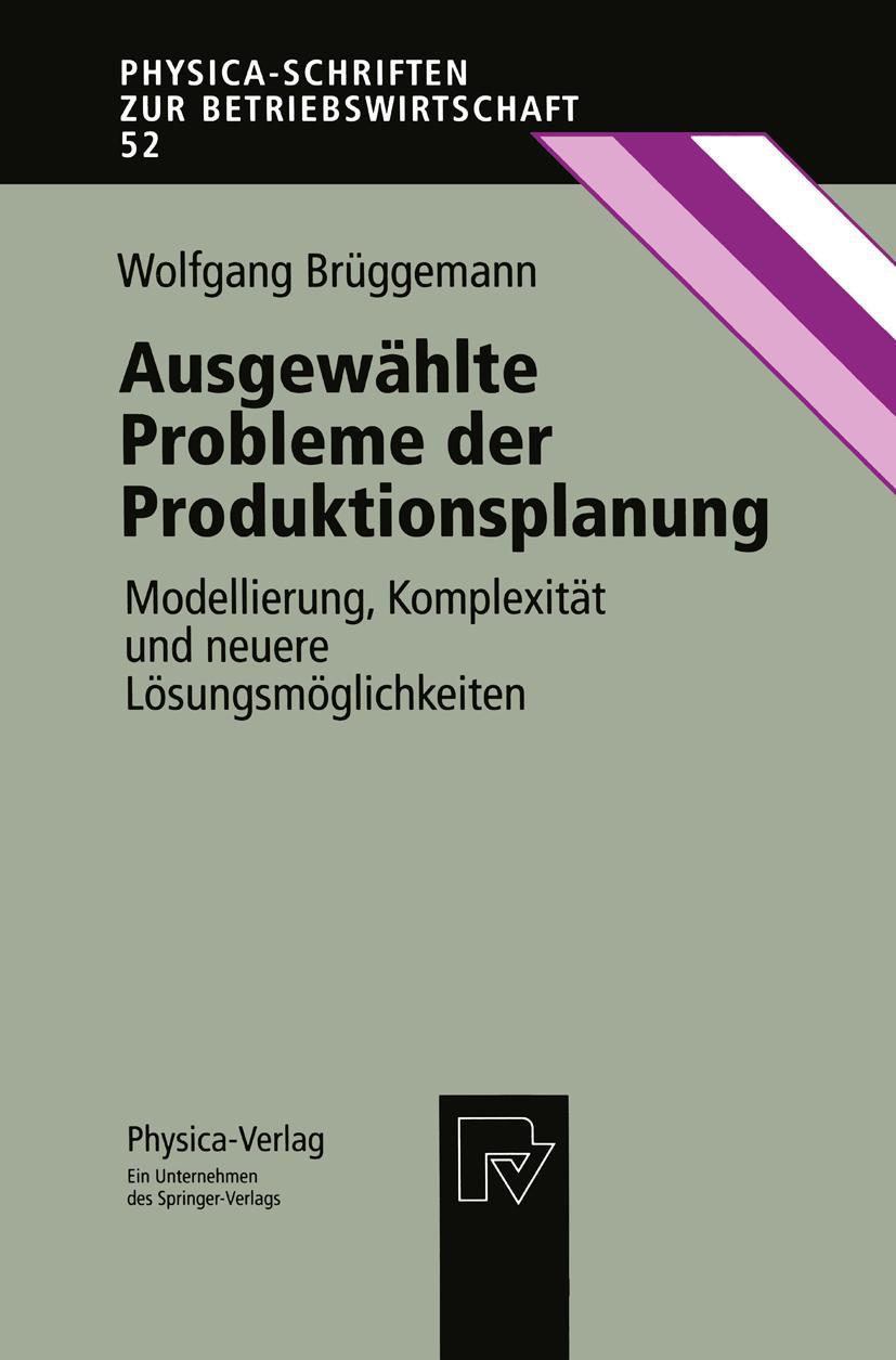 Vorderes Coverbild Ausgewählte Probleme der Produktionsplanung