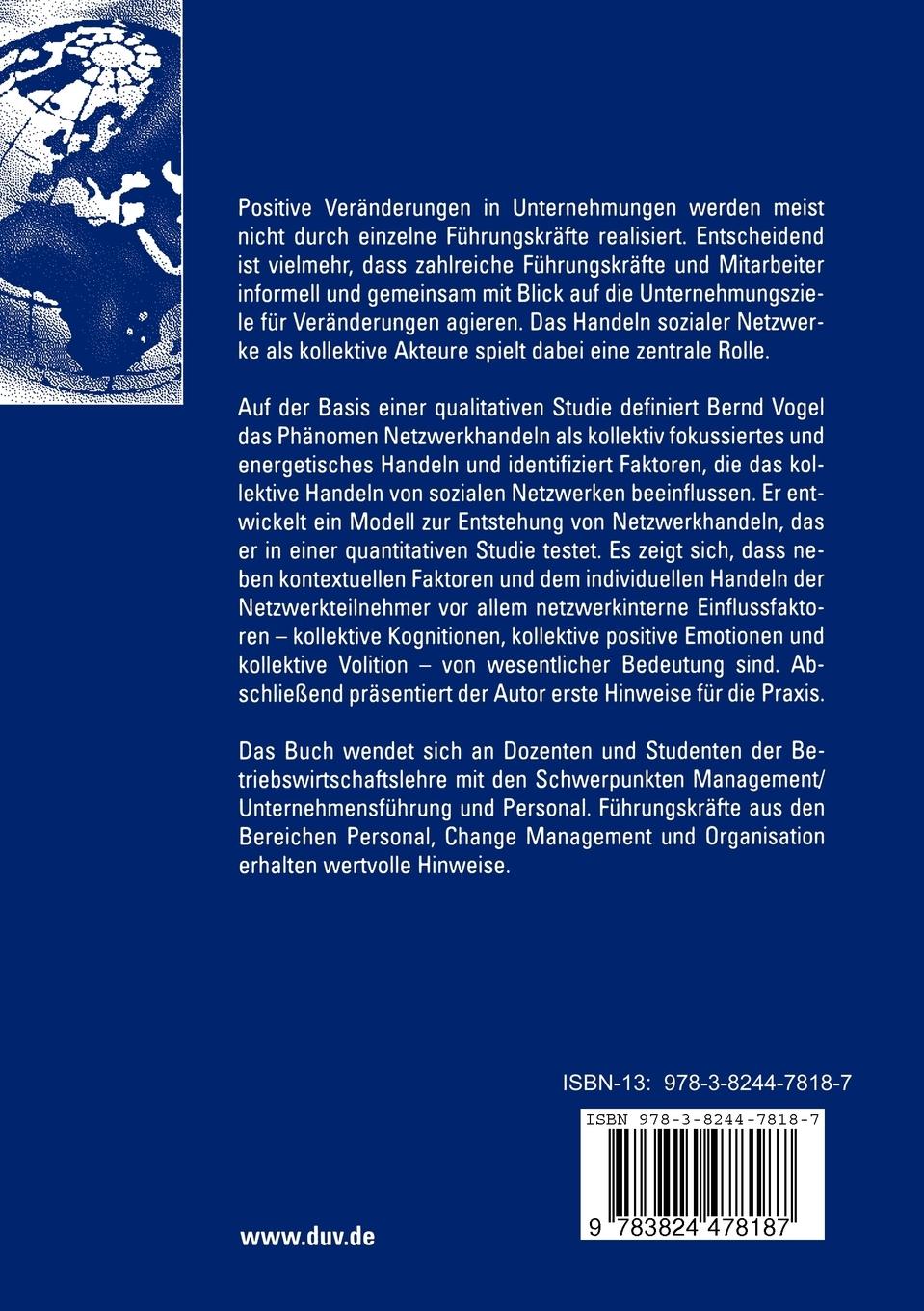 Rückseitencover Netzwerkhandeln in Veränderungsprozessen
