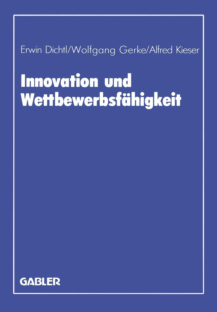 Vorderes Coverbild Innovation und Wettbewerbsfähigkeit
