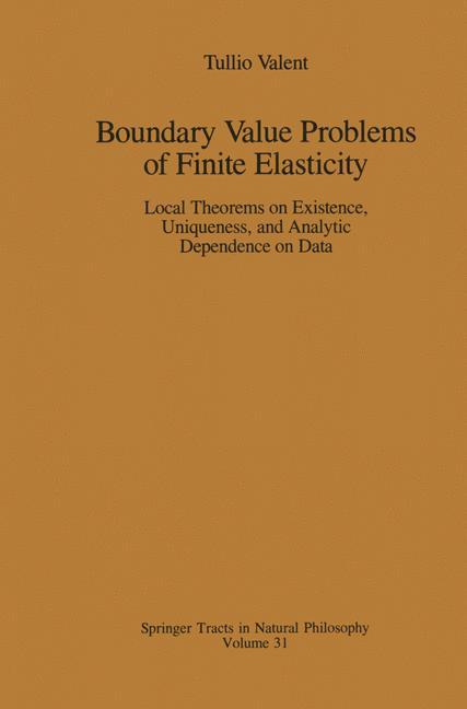 Vorderes Coverbild Boundary Value Problems of Finite Elasticity