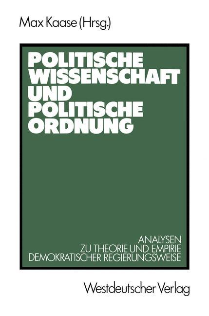 Vorderes Coverbild Politische Wissenschaft und politische Ordnung