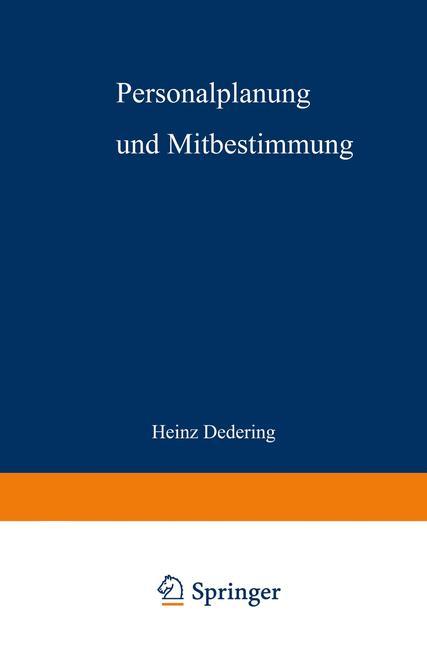 Vorderes Coverbild Personalplanung und Mitbestimmung