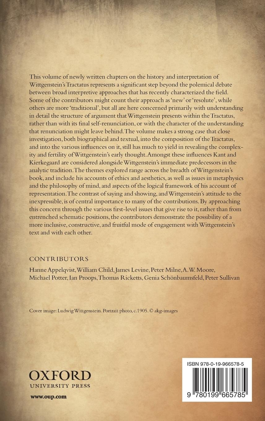 Rückseitencover Wittgenstein's Tractatus