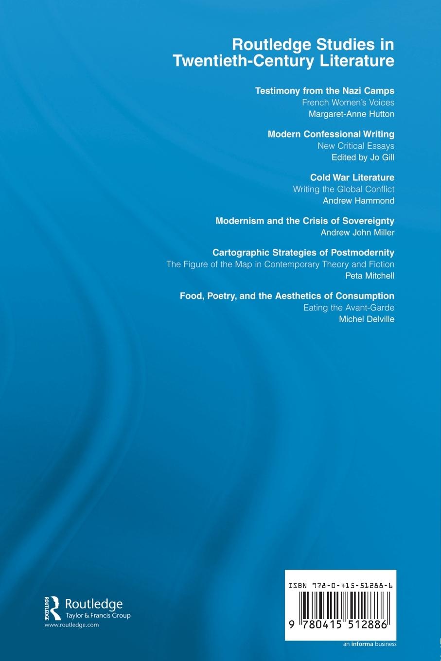 Rückseitencover Food, Poetry, and the Aesthetics of Consumption