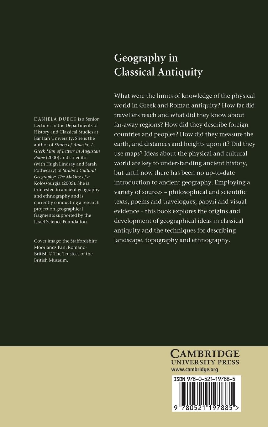 Rückseitencover Geography in Classical Antiquity