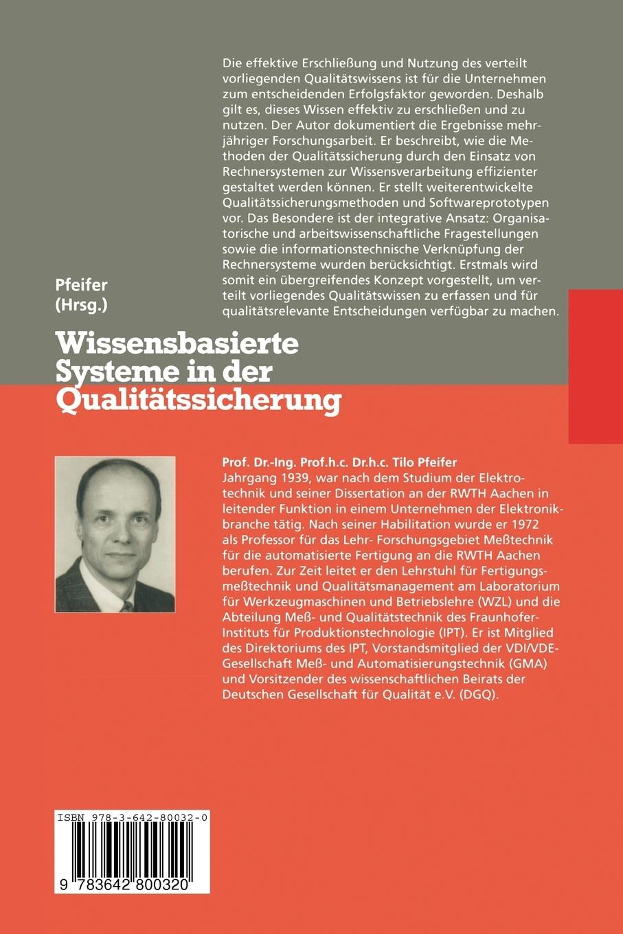 Rückseitencover Wissensbasierte Systeme in der Qualitätssicherung