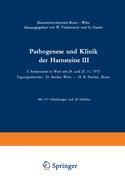 Vorderes Coverbild Pathogenese und Klinik der Harnsteine III