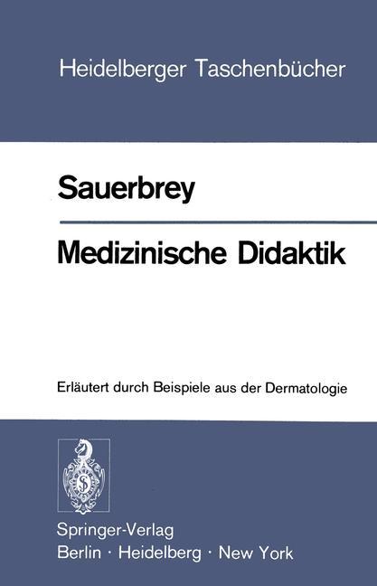 Vorderes Coverbild Medizinische Didaktik