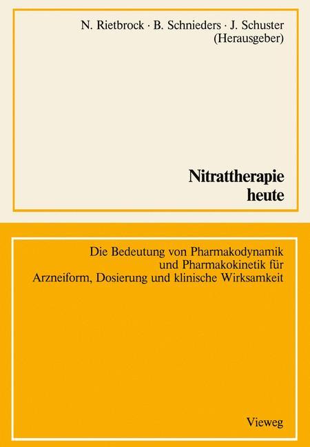 Vorderes Coverbild Nitrattherapie heute