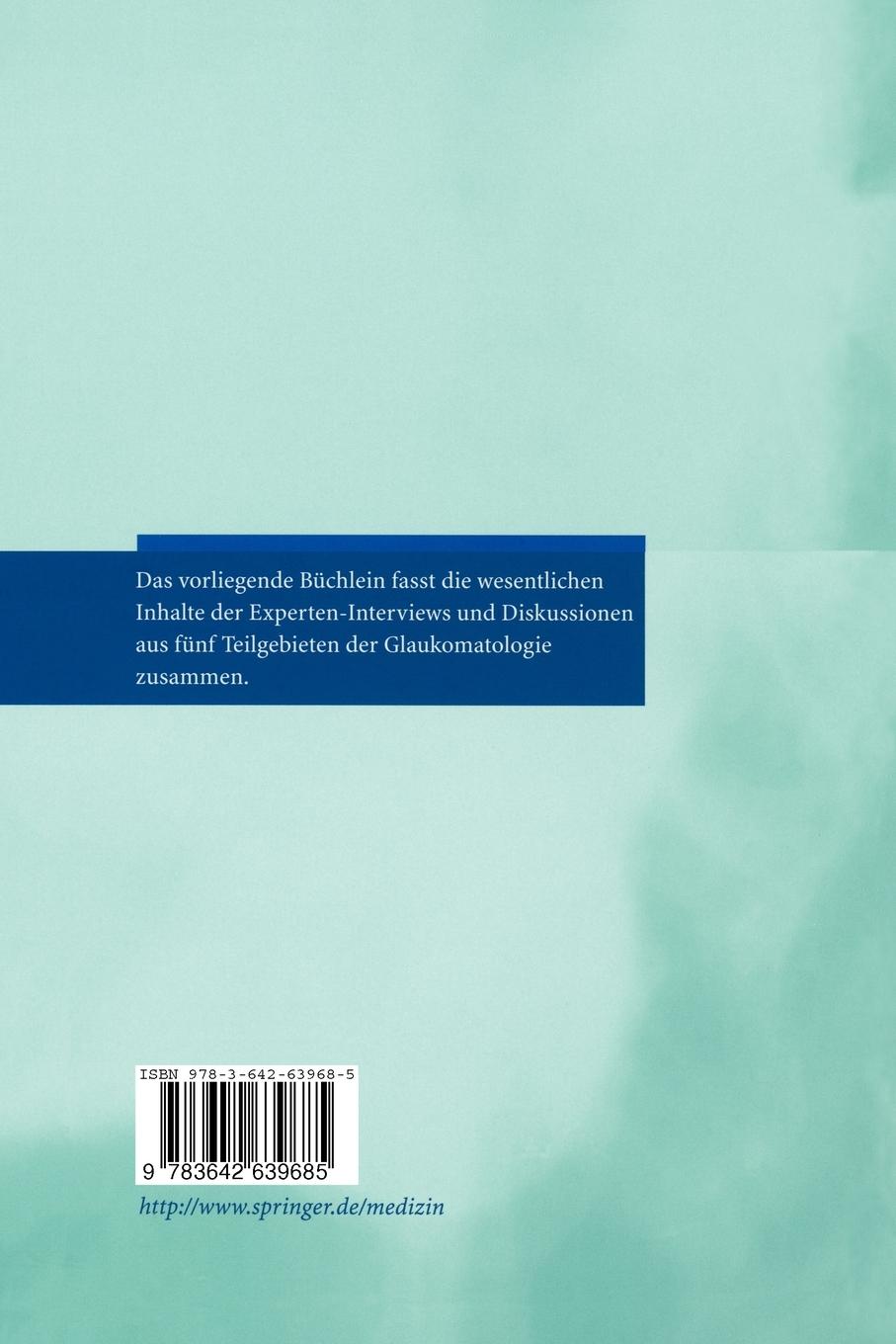 Rückseitencover Glaukom 2001