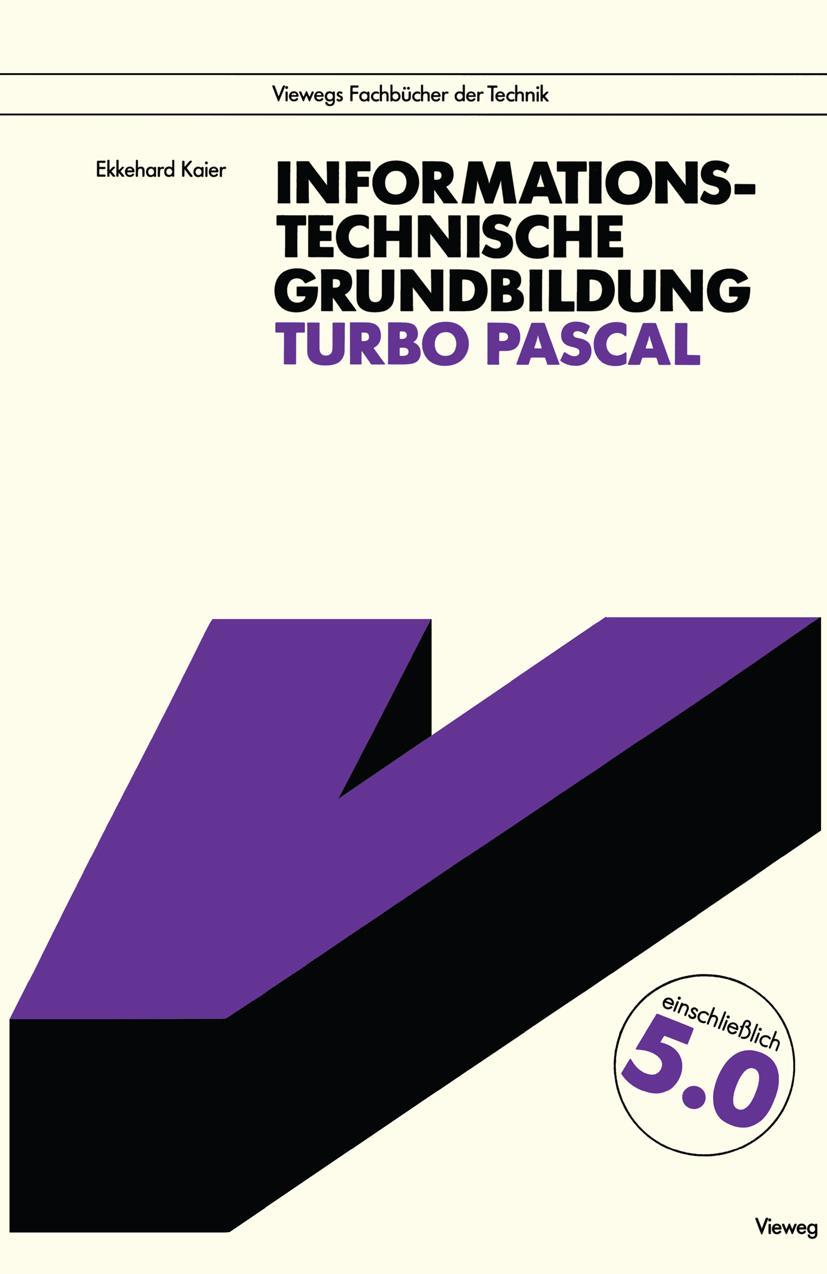 Vorderes Coverbild Informationstechnische Grundbildung Turbo Pascal