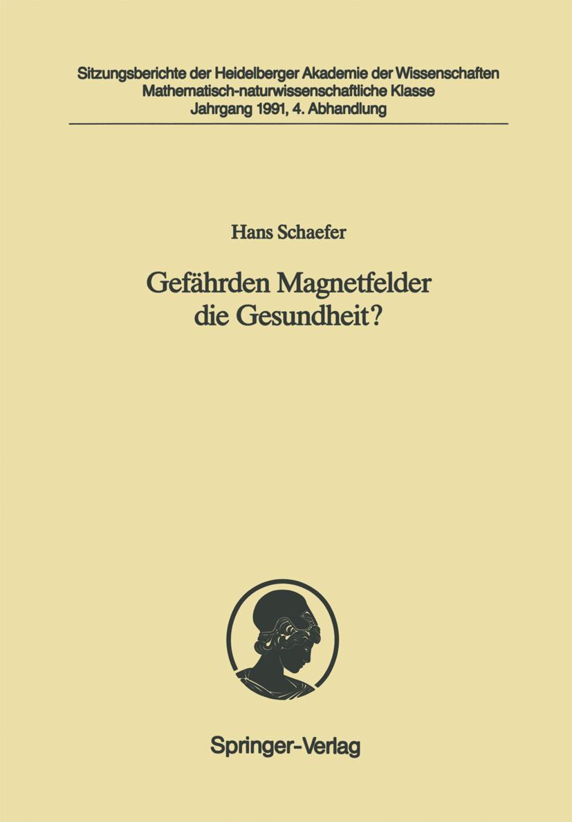 Vorderes Coverbild Gefährden Magnetfelder die Gesundheit?