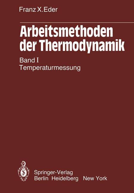 Vorderes Coverbild Arbeitsmethoden der Thermodynamik