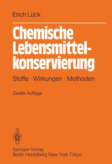 Vorderes Coverbild Chemische Lebensmittelkonservierung