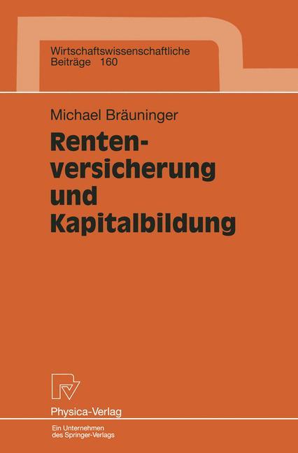 Vorderes Coverbild Rentenversicherung und Kapitalbildung