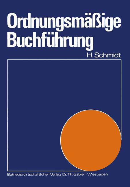 Vorderes Coverbild Ordnungsmäßige Buchführung