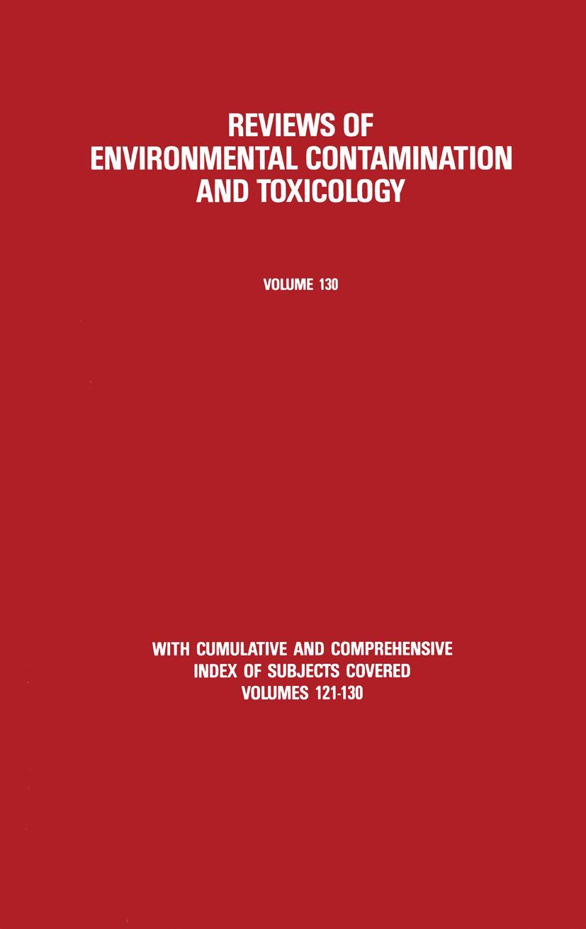 Vorderes Coverbild Reviews of Environmental Contamination and Toxicology