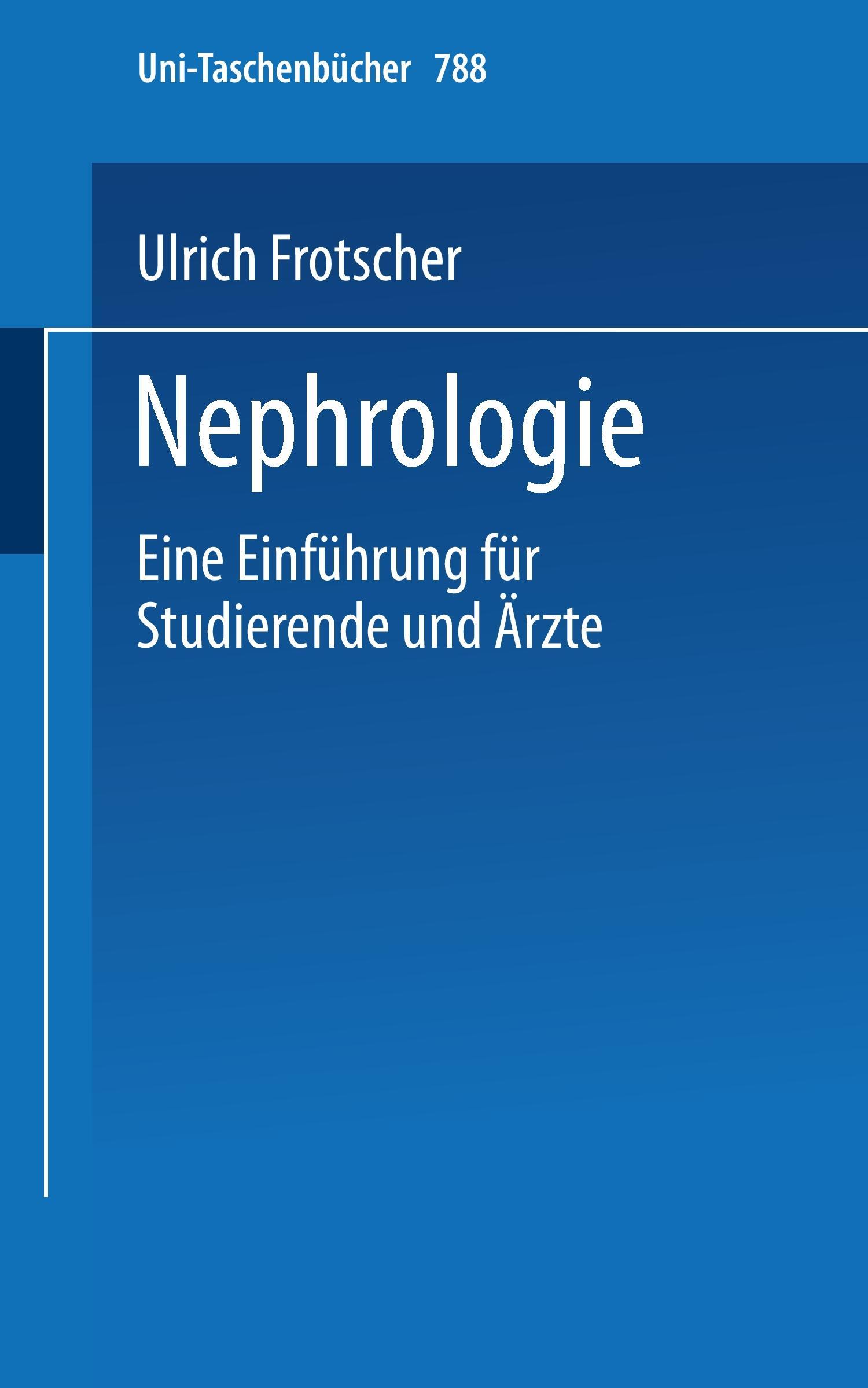 Vorderes Coverbild Nephrologie