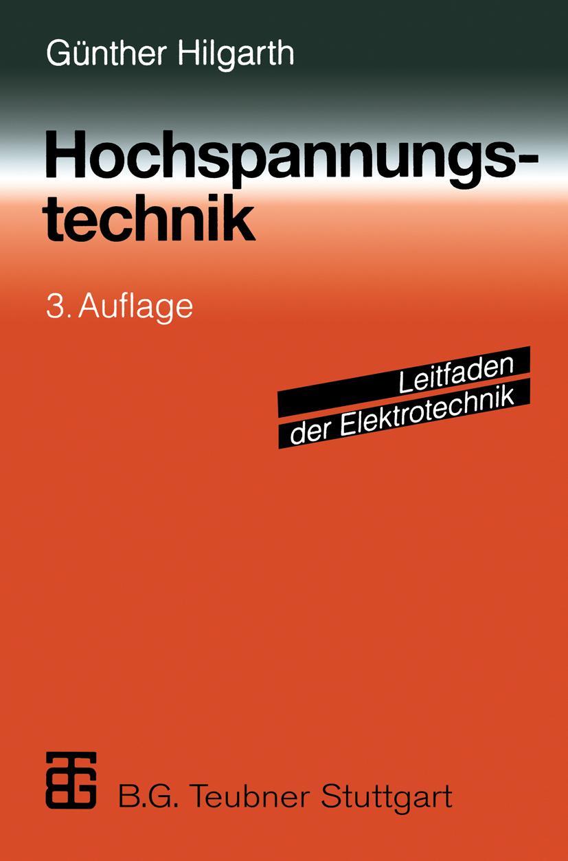 Vorderes Coverbild Hochspannungstechnik