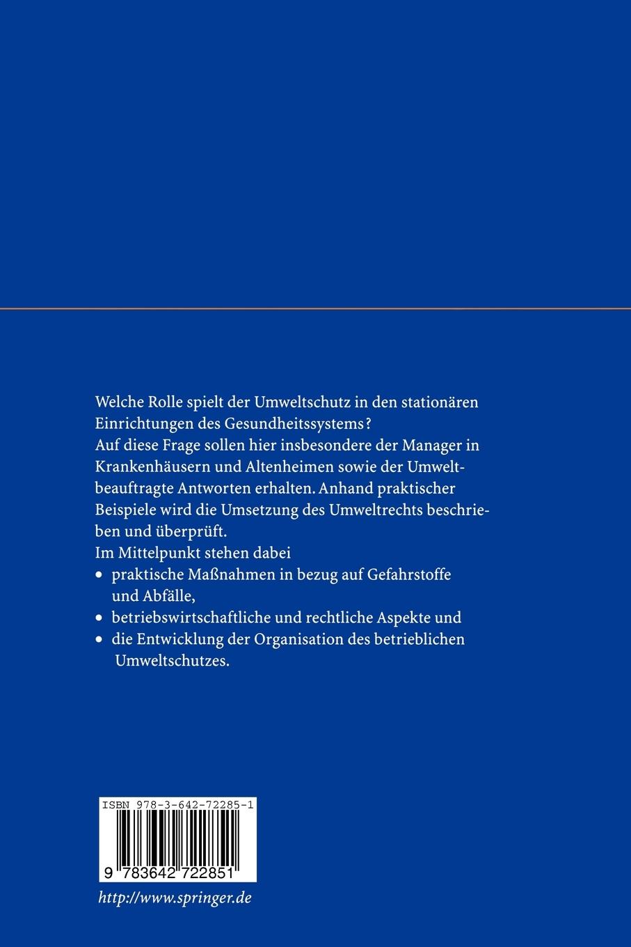 Rückseitencover Umweltmanagement