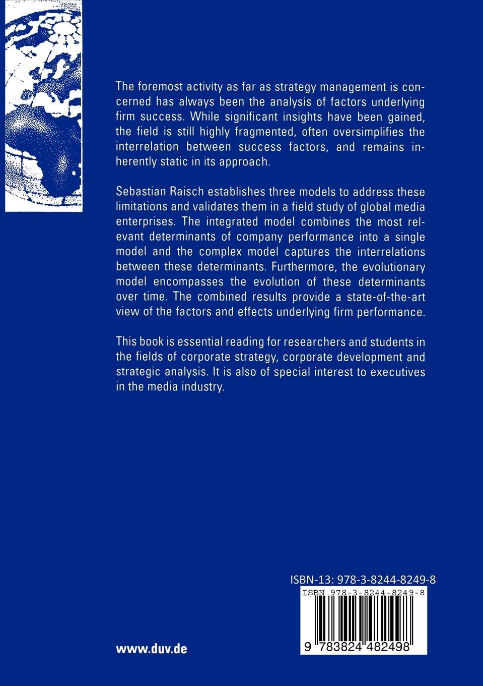 Rückseitencover Dynamic Strategic Analysis