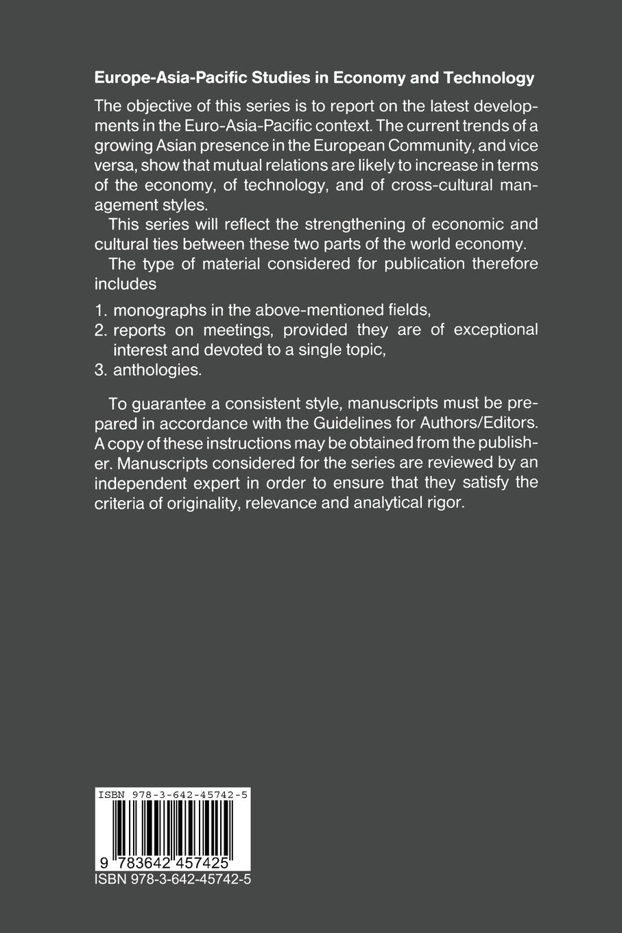 Rückseitencover The Political Economy of Trade Conflicts