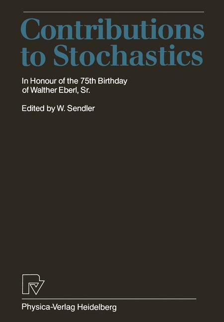 Vorderes Coverbild Contributions to Stochastics