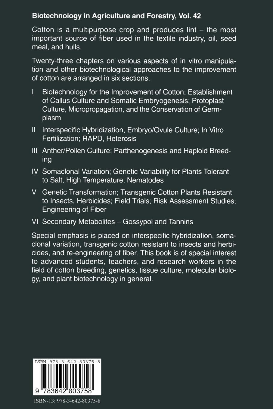 Rückseitencover Cotton