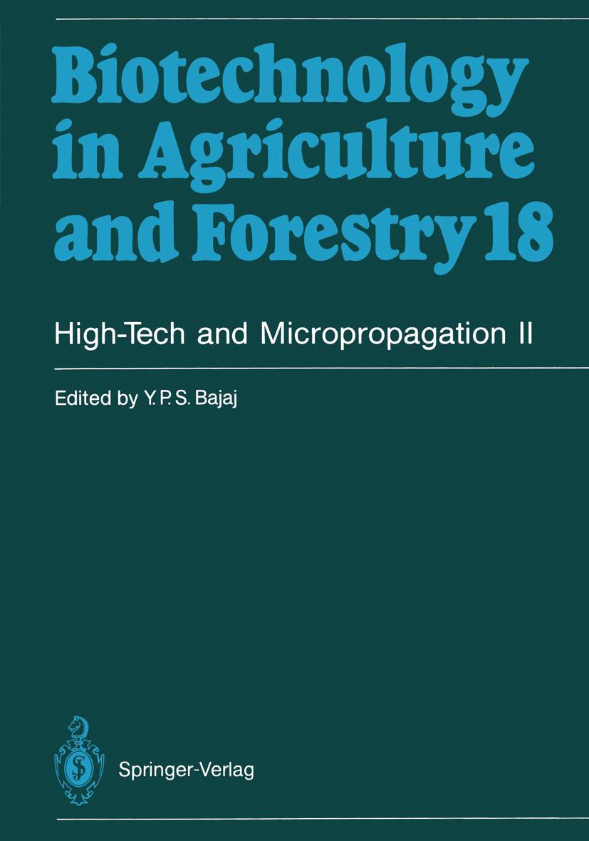 Vorderes Coverbild High-Tech and Micropropagation II